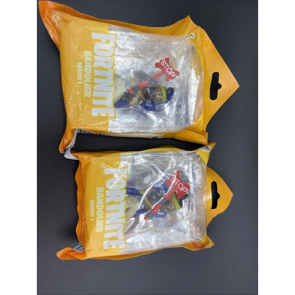 Fortnite Series 1 Collectible Figures/Backpack Clip Lot Of 8 New Sealed
